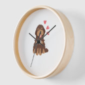 Horloge Aimer Chocolat Phantom Cockapoo Cavapoo Chien (Angle)