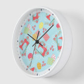 Horloge Aimer Machine à coudre bleu (Angle)