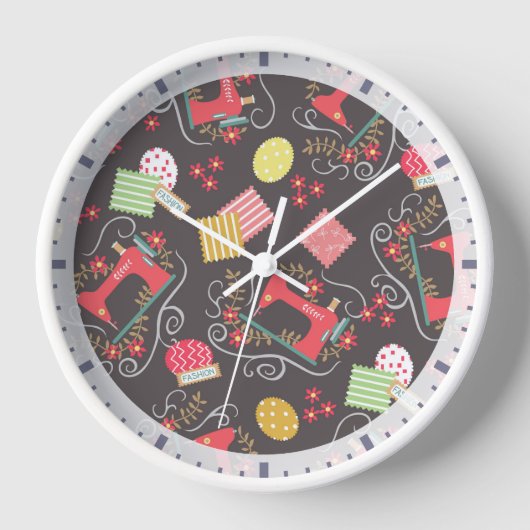 Horloge Aimer Machine à coudre Brown (Recto)