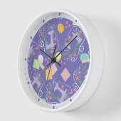 Horloge Aimer Machine à coudre violet (Angle)