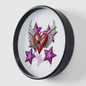 Horloge Aimez-vous personnalisé (Angle)