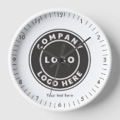 Horloge Ajouter un logo d'entreprise et une réception de t (Recto)