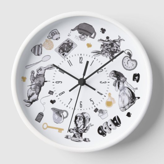 Horloge Alice au pays des merveilles (Recto)