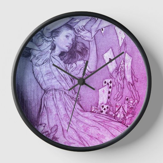 Horloge Alice Au Pays Des Merveilles Lewis Carroll Rackham (Recto)