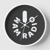 Horloge Alimenté par la radio HAM (Recto)