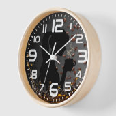 Horloge All you need is coffee (Angle)