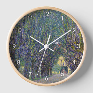 Horloge Allee à Schloss Kammer, Gustav Klimt