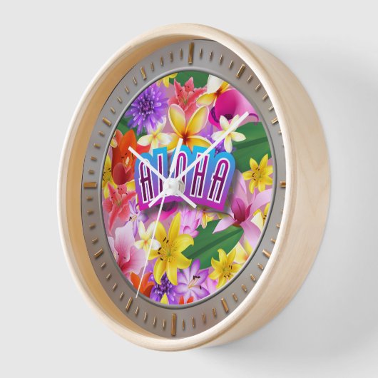 Horloge Aloha ! (Angle)