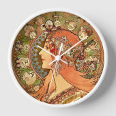 Horloge Alphonse Mucha - Zodiac (Recto)