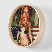 Horloge American Camo Bikini Babe (Angle)