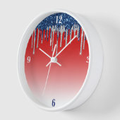 Horloge Americana Glitter Drip (Angle)