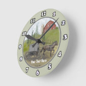 Horloge Amish Buggy Visite (Angle)