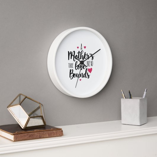Horloge Amour maman sans limites (Bureau)