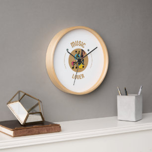 Horloge Amoureux de musique de l'horloge murale