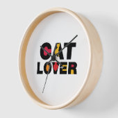 Horloge Amoureux des chats (Angle)