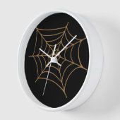 Horloge Amusant Araignée Noire Dans L'Horloge Mur Des Enfa (Angle)