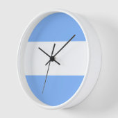 Horloge Amusant Chic Bleu Bleu Bleu Bleu Bleu Bleu Bleu Na (Angle)