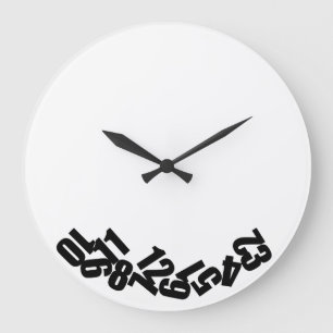 Horloge amusante les heures de l'horloge on est