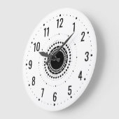 Horloge analogique classique - Horloge standard bl (Angle)