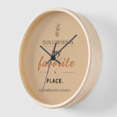 Horloge analogique du coin lecture (Angle)