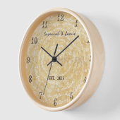 Horloge Ancien tourbillon Floral Rustique (Angle)