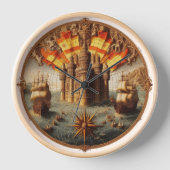 Horloge Ancien voilier espagnol, Carte 4 (Recto)