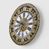 Horloge ancienne ornée (Angle)