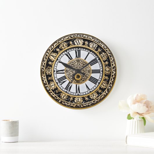 Horloge ancienne ornée (Maison)