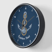 Horloge Ancre avec corde (Angle)