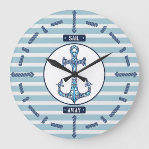 Horloge Ancre - Marque de corde nautique Desi