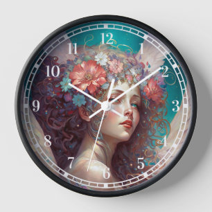 Horloge Angel Wings Imaginaire Art