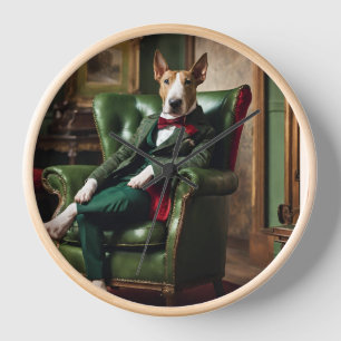 Horloge anglaise Bull Terrier