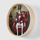 Horloge anglaise Bull Terrier (Angle)