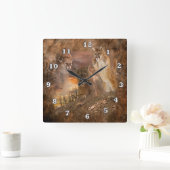 Horloge animale de collage de puma de puma (Maison)