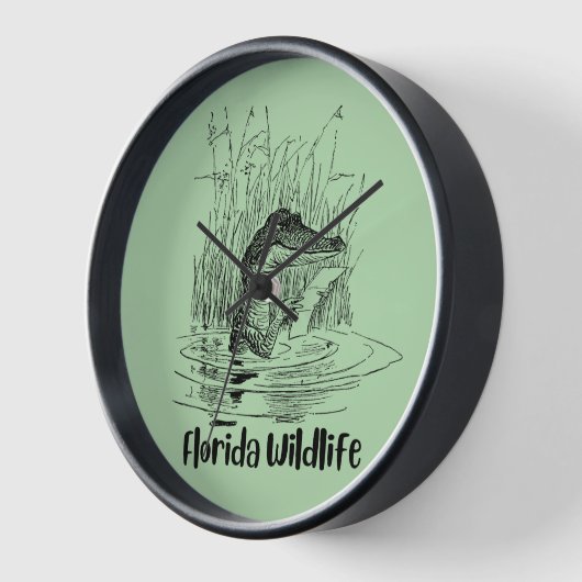 Horloge animalière de Floride (Angle)
