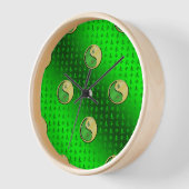 Horloge Année de la chèvre métallique (Angle)