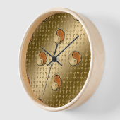 Horloge Année du rat de bois (Angle)