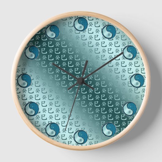 Horloge Année du Serpent d'Eau (Recto)