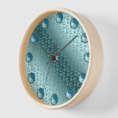 Horloge Année du Serpent d'Eau (Angle)