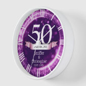 Horloge Anniversaire de mariage de l'année d'édition Paill (Angle)