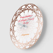 Horloge anniversaire (personnalisée) (Angle)