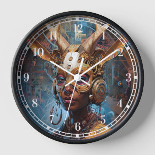 Horloge Antelope Headdress Science Fiction Cyberpunk