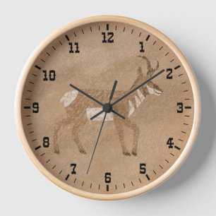 Horloge Antilope Pronghorn Southwest Randonnée Vieil Ouest