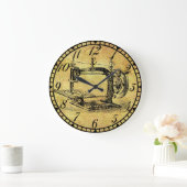Horloge antique v3 de pièce de couture de machine (Maison)