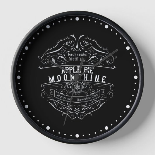 Horloge Appalachia Moonshine Étiquette (Recto)