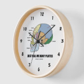Horloge Appelez-Moi Bony Plates Skull Anatomy Humour (Angle)