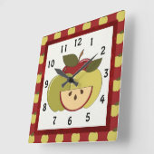 Horloge Apple de cuisine (Angle)