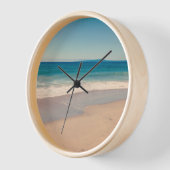 Horloge Aqua Beach Photo Pittoresque (Angle)