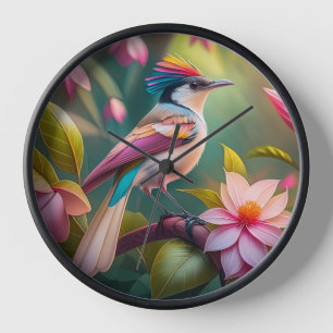 Horloge Arc en arc-en-ciel Jay Imaginaire Bird
