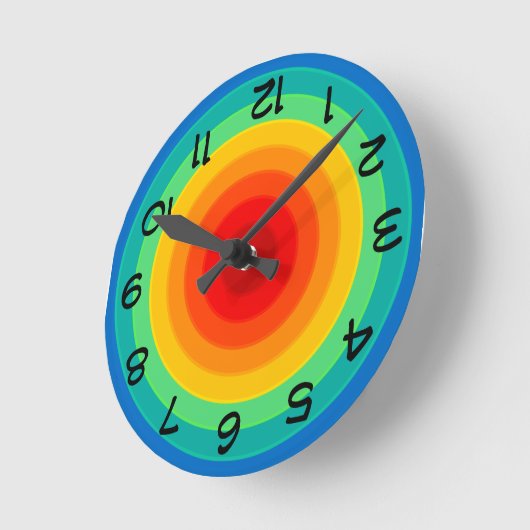 Horloge arc-en-ciel (Angle)